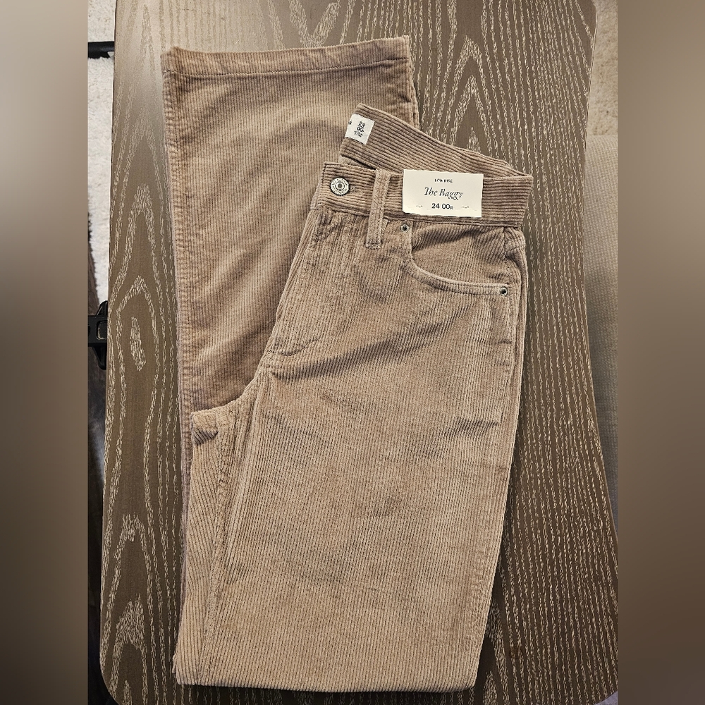 A&F - Corduroy 'The Baggy' Low Rise Pants (Reg. Length) - Picture 2 of 3